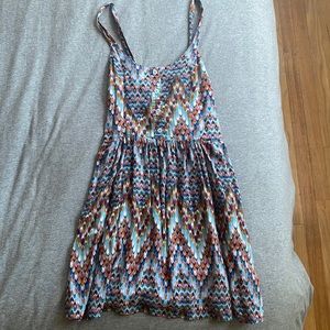 Printed Target Dress